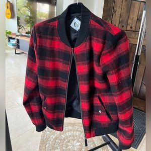 Black & red Volcom bomber jacket